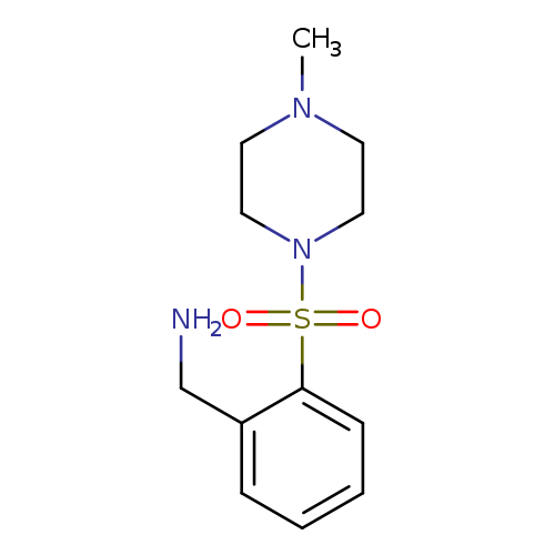 {2-[(4-methylpiperazin-1-yl)sulfonyl]phenyl}methanamine