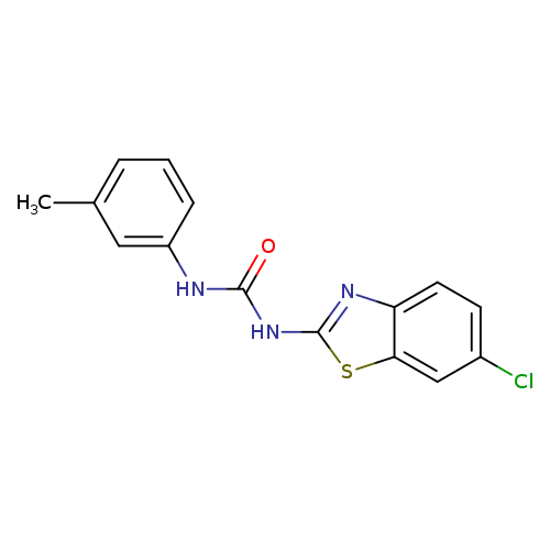 3-(6-chloro-1,3-benzothiazol-2-yl)-1-(3-methylphenyl)urea