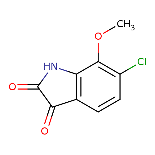 6-Chloro-7-methoxy-2,3-dihydro-1h-indole-2,3-dione