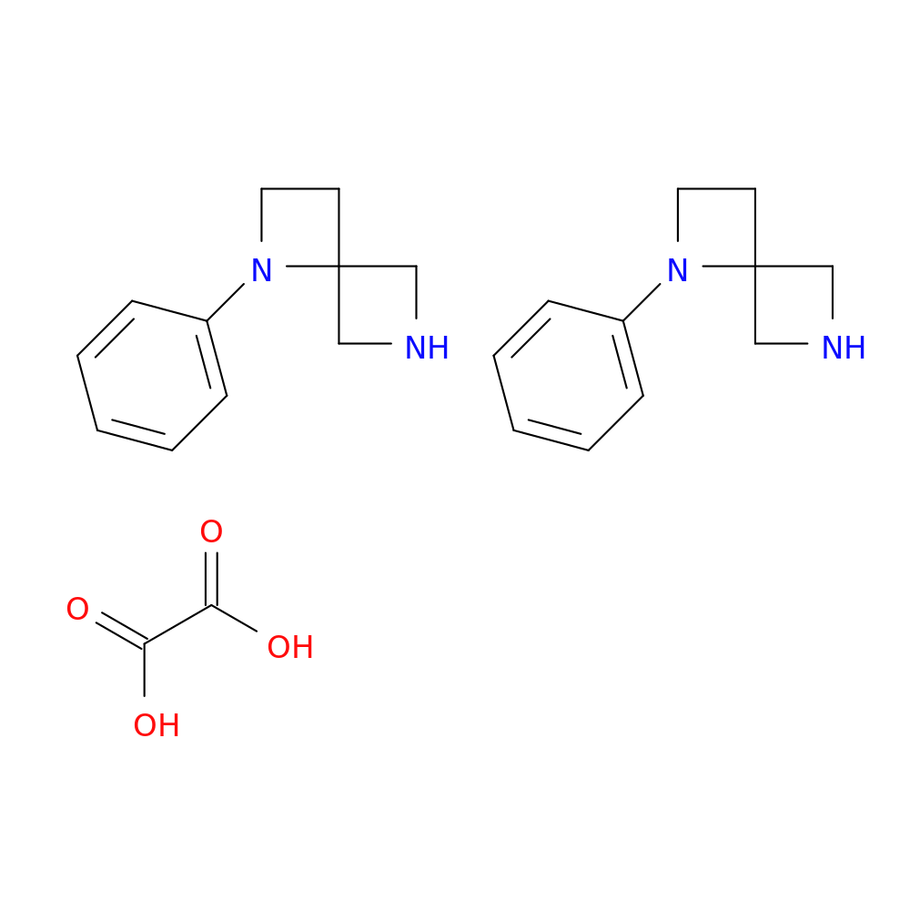 1-Phenyl-1,6-diazaspiro[3.3]heptane hemioxalate