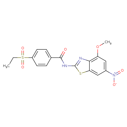 4-(ethanesulfonyl)-N-(4-methoxy-6-nitro-1,3-benzothiazol-2-yl)benzamide
