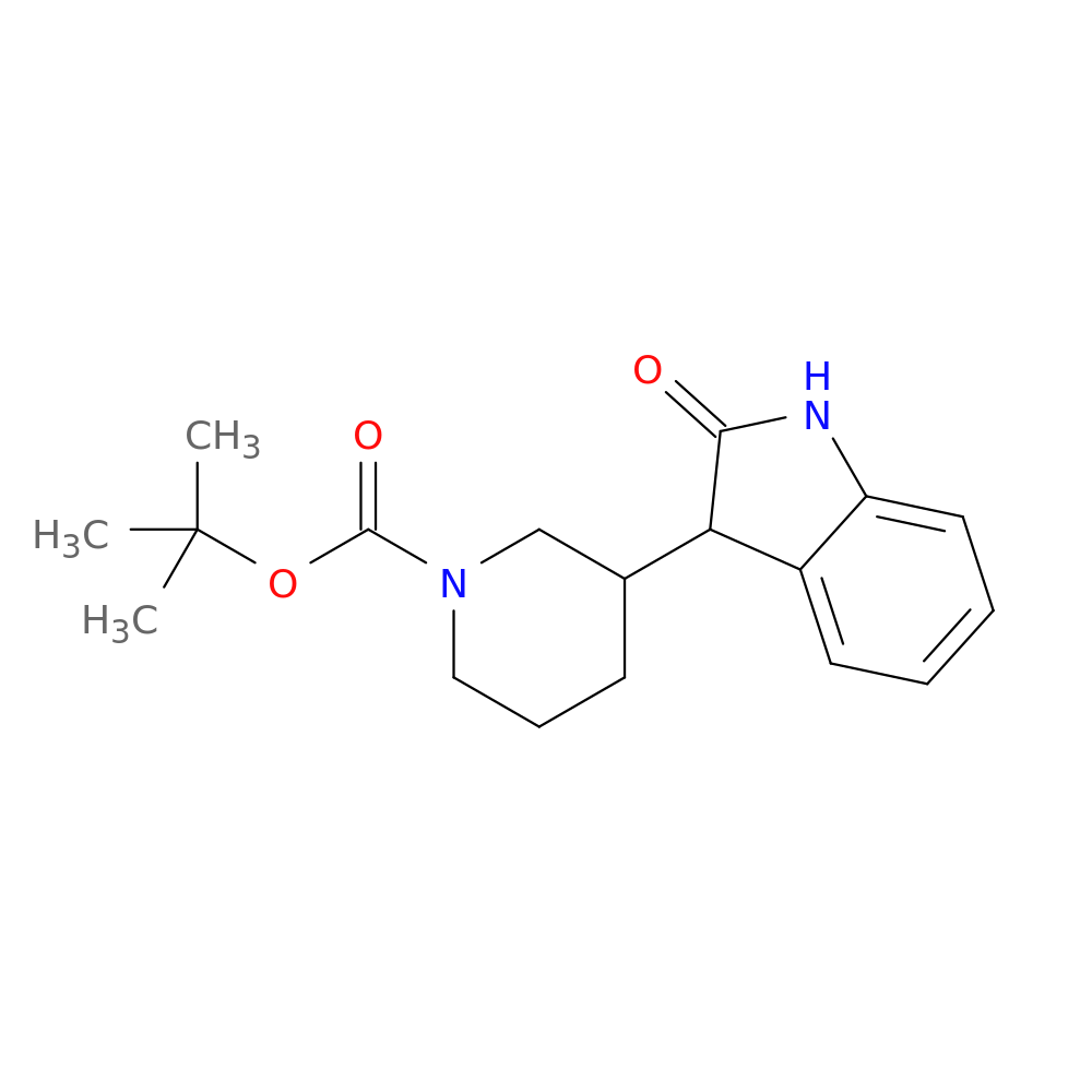 Tert-Butyl 3-(2-Oxoindolin-3-Yl)Piperidine-1-Carboxylate