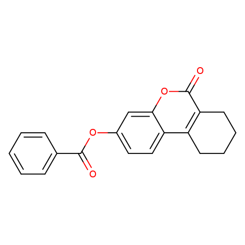 6-oxo-6H,7H,8H,9H,10H-cyclohexa[c]chromen-3-yl benzoate