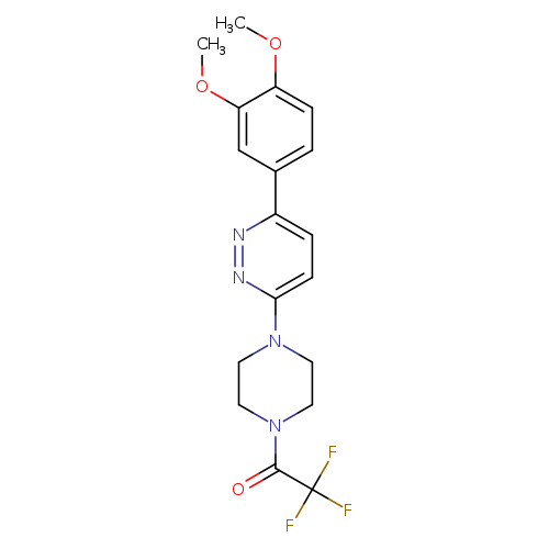 1-{4-[6-(3,4-dimethoxyphenyl)pyridazin-3-yl]piperazin-1-yl}-2,2,2-trifluoroethan-1-one