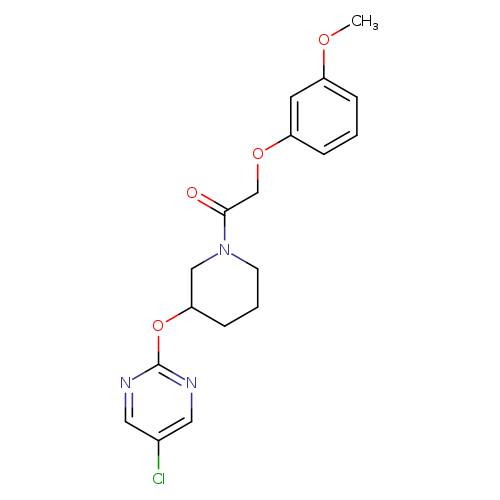 1-{3-[(5-chloropyrimidin-2-yl)oxy]piperidin-1-yl}-2-(3-methoxyphenoxy)ethan-1-one
