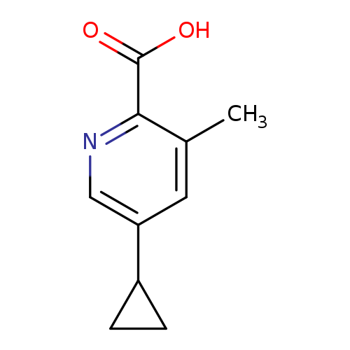 5-cyclopropyl-3-methylpyridine-2-carboxylic acid
