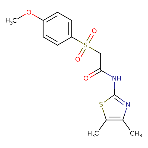 N-(4,5-dimethyl-1,3-thiazol-2-yl)-2-(4-methoxybenzenesulfonyl)acetamide