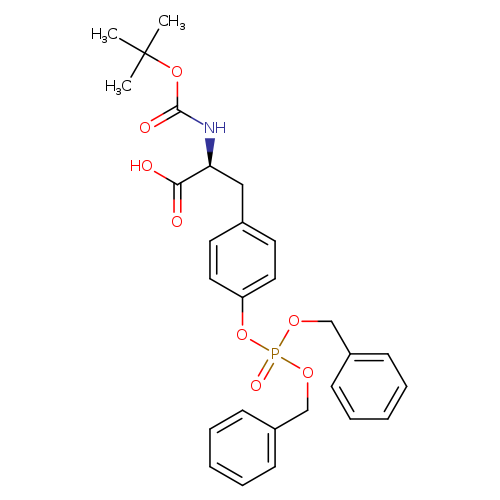 (2S)-3-(4-{[bis(benzyloxy)phosphoryl]oxy}phenyl)-2-{[(tert-butoxy)carbonyl]amino}propanoic acid