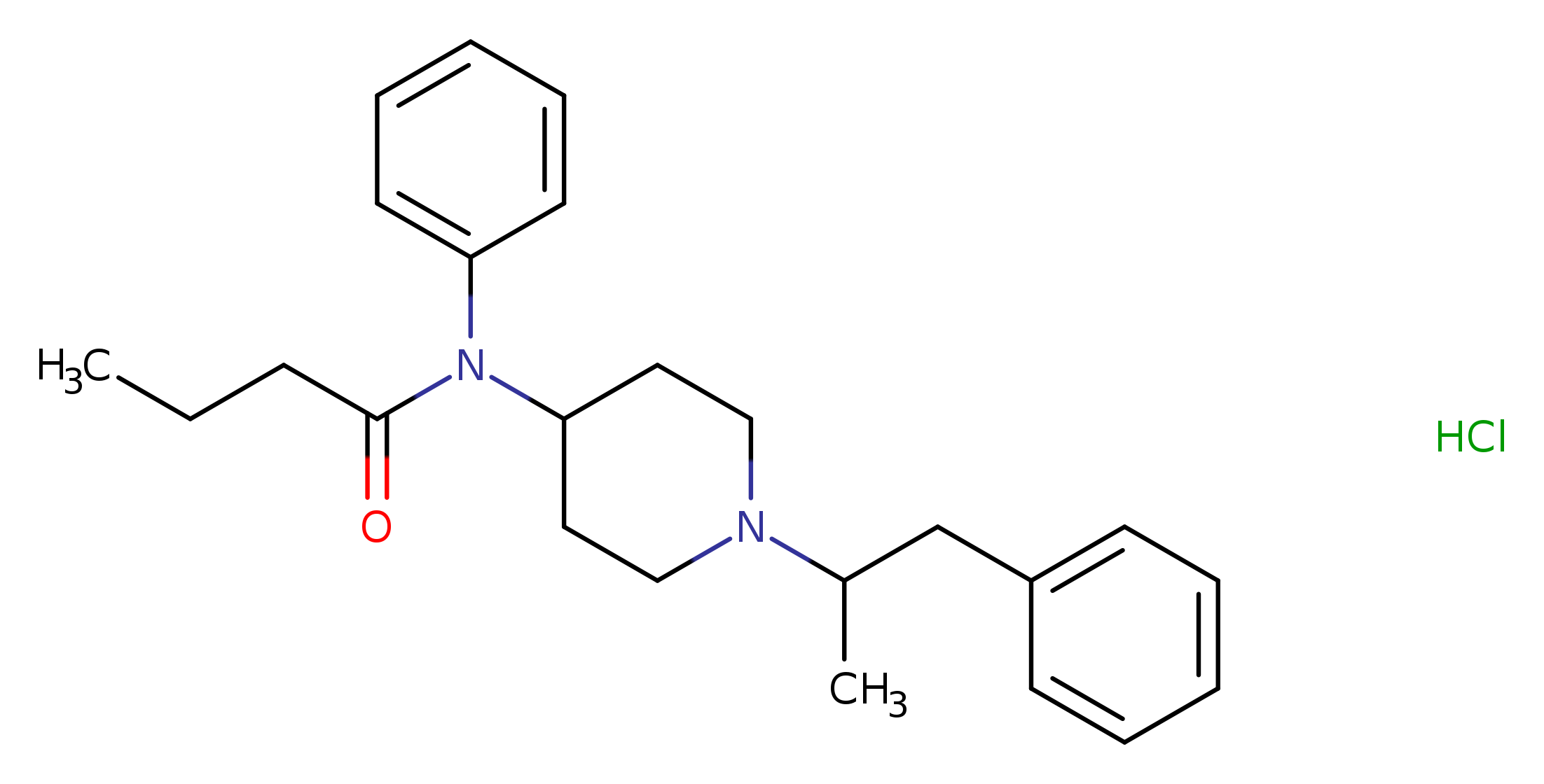 N-[1-(1-methyl-2-phenylethyl)-4-piperidinyl]-N-phenyl-butanamide,monohydrochloride