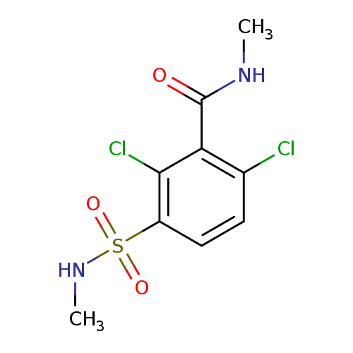 2,6-dichloro-N-methyl-3-(methylsulfamoyl)benzamide