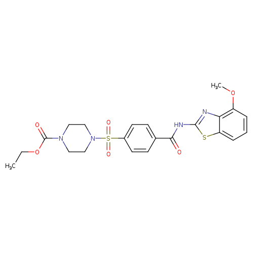 ethyl 4-{4-[(4-methoxy-1,3-benzothiazol-2-yl)carbamoyl]benzenesulfonyl}piperazine-1-carboxylate