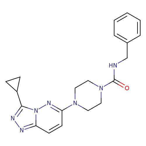 N-benzyl-4-{3-cyclopropyl-[1,2,4]triazolo[4,3-b]pyridazin-6-yl}piperazine-1-carboxamide