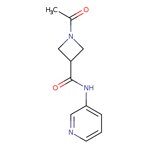1-acetyl-N-(pyridin-3-yl)azetidine-3-carboxamide