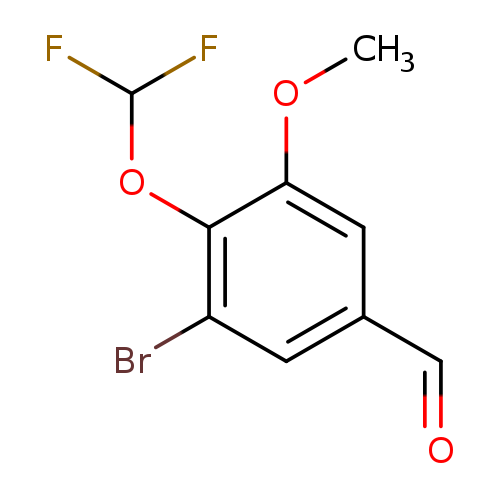 3-bromo-4-(difluoromethoxy)-5-methoxybenzaldehyde