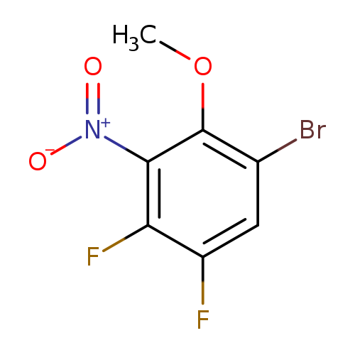1-bromo-4,5-difluoro-2-methoxy-3-nitrobenzene