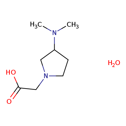 [3-(Dimethylamino)-1-pyrrolidinyl]acetic acid hydrate