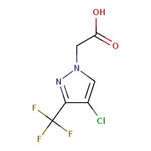 2-[4-Chloro-3-(trifluoromethyl)-1H-pyrazol-1-yl]acetic acid