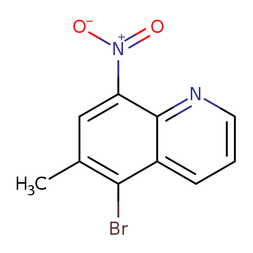 5-bromo-6-methyl-8-nitroquinoline