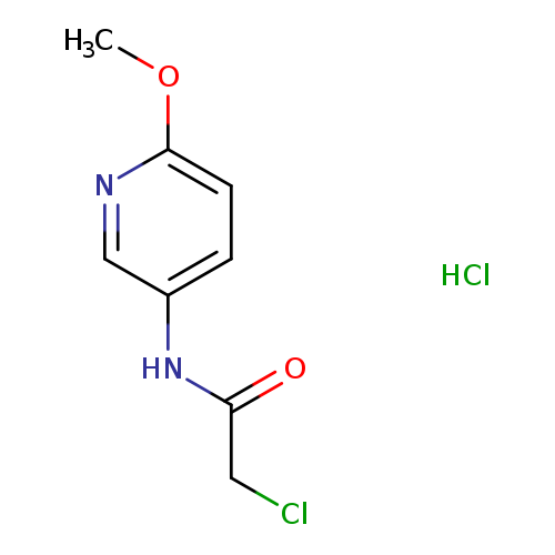 2-chloro-N-(6-methoxypyridin-3-yl)acetamide hydrochloride