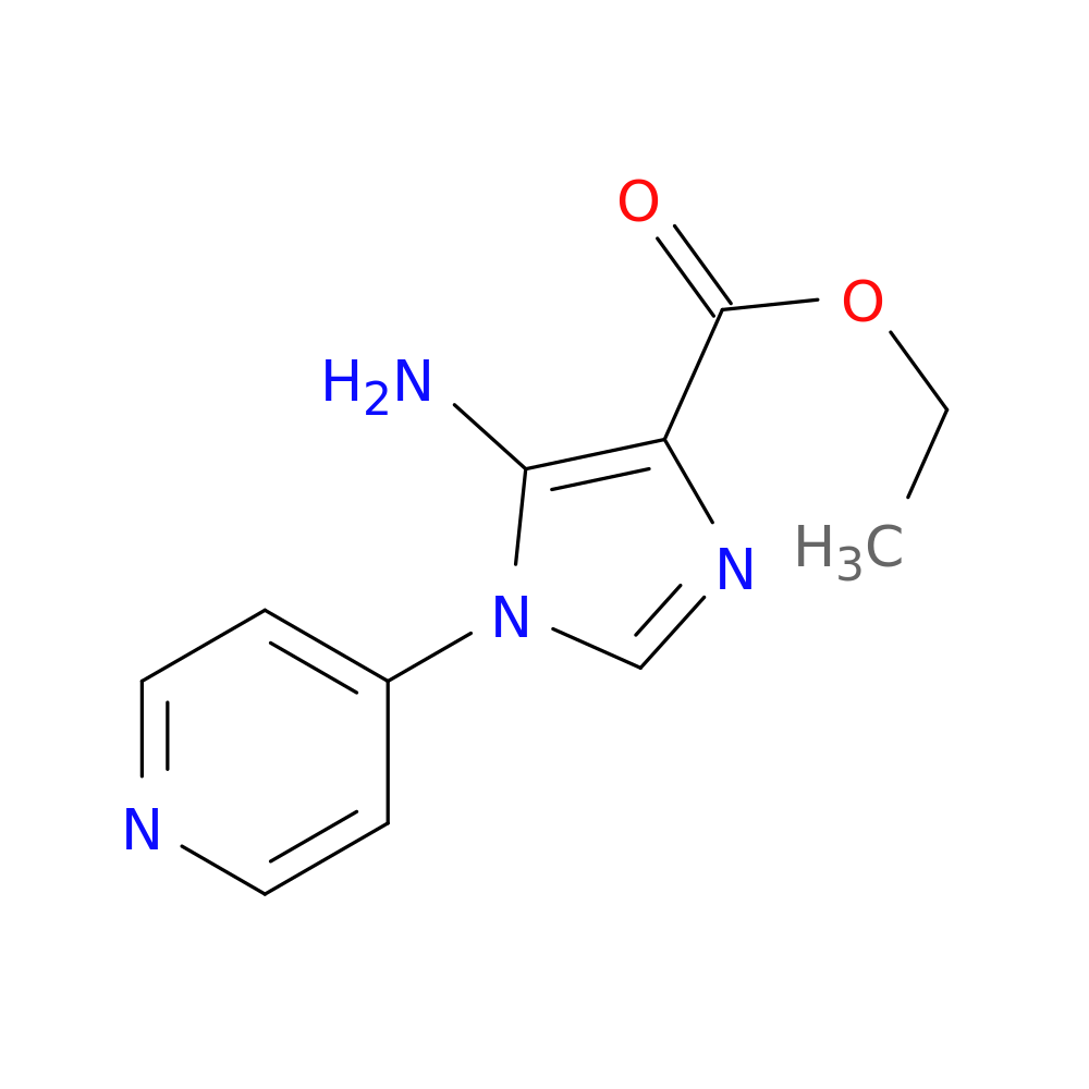 ethyl 5-amino-1-(pyridin-4-yl)-1H-imidazole-4-carboxylate