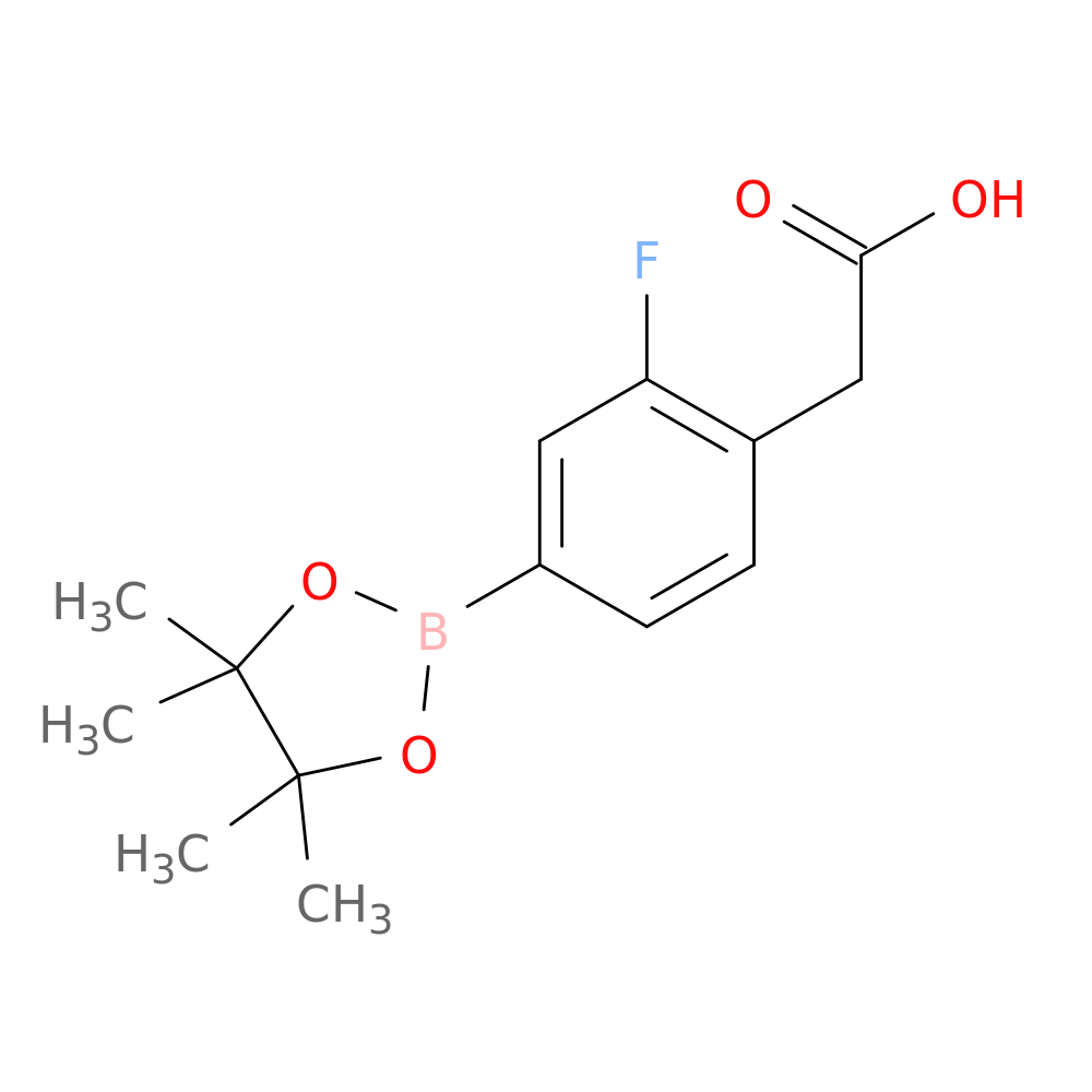 [2-fluoro-4-(tetramethyl-1,3,2-dioxaborolan-2-yl)phenyl]acetic acid