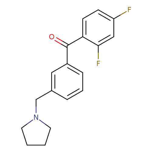 2,4-Difluoro-3'-pyrrolidinomethyl benzophenone