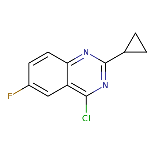 4-Chloro-2-cyclopropyl-6-fluoroquinazoline