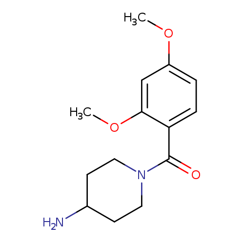 1-(2,4-dimethoxybenzoyl)piperidin-4-amine