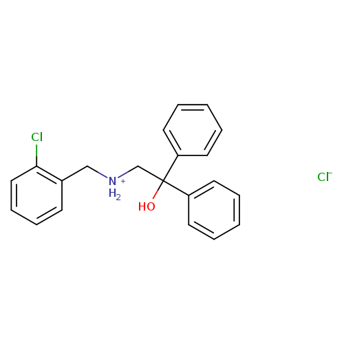 2-{[(2-chlorophenyl)methyl]amino}-1,1-diphenylethan-1-ol hydrochloride