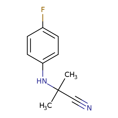 2-((4-Fluorophenyl)amino)-2-methylpropanenitrile