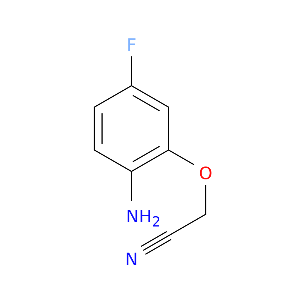 2-(2-amino-5-fluorophenoxy)acetonitrile