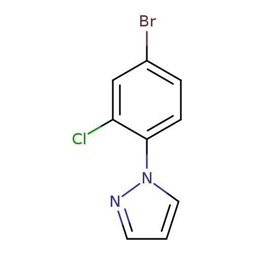 1-(4-bromo-2-chlorophenyl)-1H-pyrazole