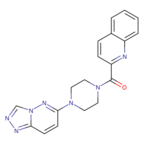 2-(4-{[1,2,4]triazolo[4,3-b]pyridazin-6-yl}piperazine-1-carbonyl)quinoline