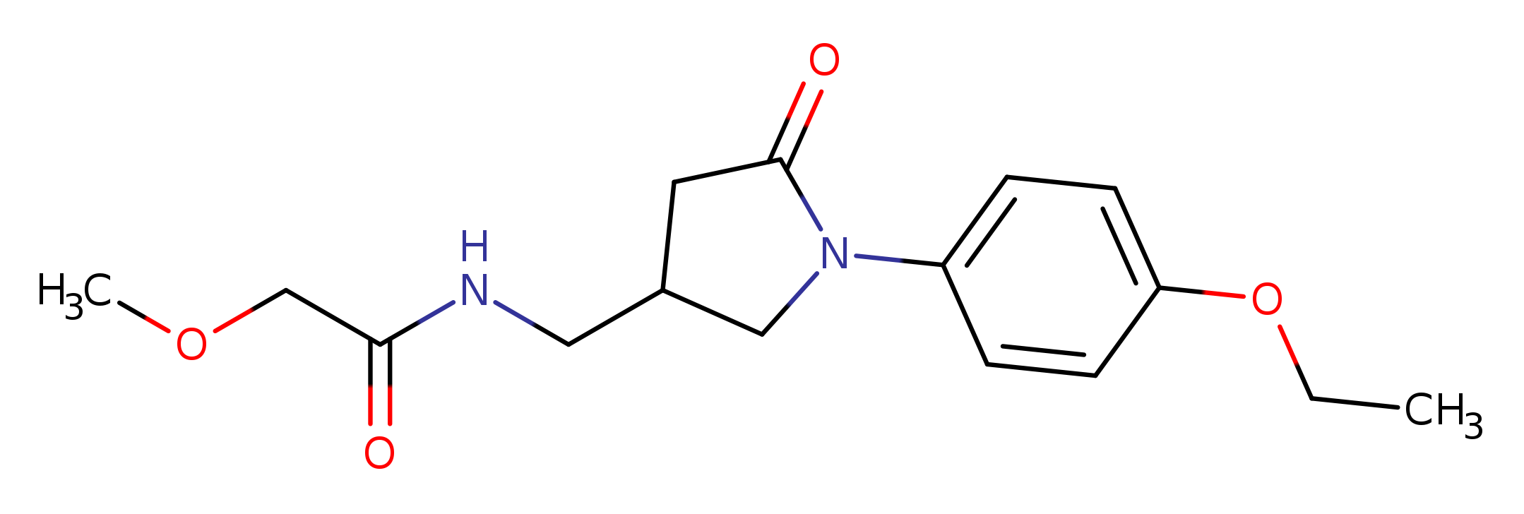 N-{[1-(4-ethoxyphenyl)-5-oxopyrrolidin-3-yl]methyl}-2-methoxyacetamide