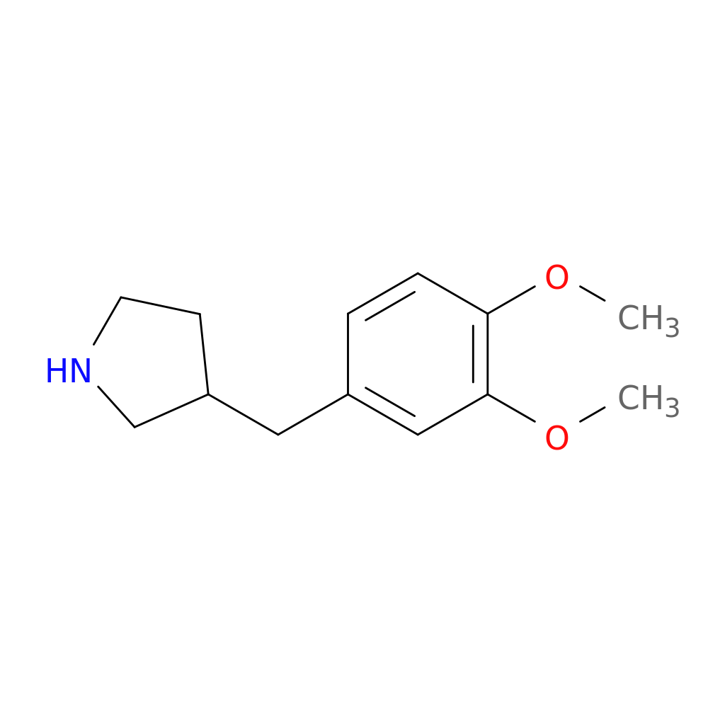 3-[(3,4-dimethoxyphenyl)methyl]pyrrolidine