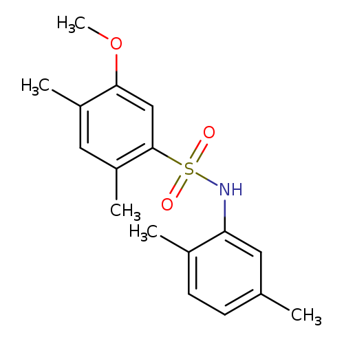 N-(2,5-dimethylphenyl)-5-methoxy-2,4-dimethylbenzene-1-sulfonamide