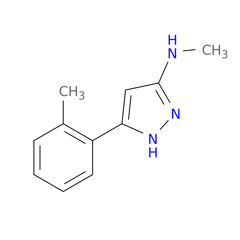 N-methyl-5-(2-methylphenyl)-1H-pyrazol-3-amine