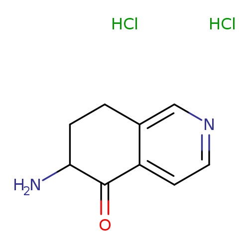 6-amino-5,6,7,8-tetrahydroisoquinolin-5-onedihydrochloride