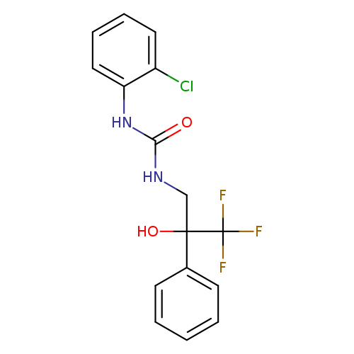 3-(2-chlorophenyl)-1-(3,3,3-trifluoro-2-hydroxy-2-phenylpropyl)urea