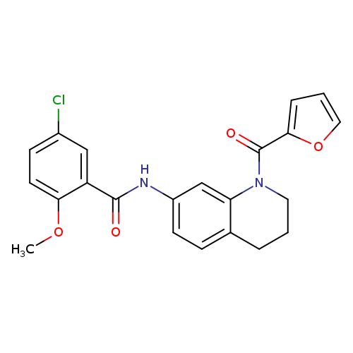 5-chloro-N-[1-(furan-2-carbonyl)-1,2,3,4-tetrahydroquinolin-7-yl]-2-methoxybenzamide