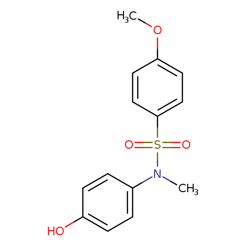 N-(4-hydroxyphenyl)-4-methoxy-N-methylbenzene-1-sulfonamide