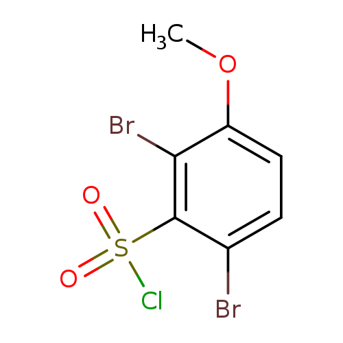 2,6-dibromo-3-methoxybenzene-1-sulfonyl chloride