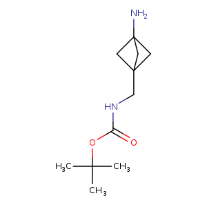 Carbamic acid, N-[(3-aminobicyclo[1.1.1]pent-1-yl)methyl]-, 1,1-dimethylethyl ester
