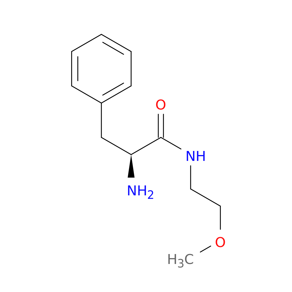 (2S)-2-amino-N-(2-methoxyethyl)-3-phenylpropanamide