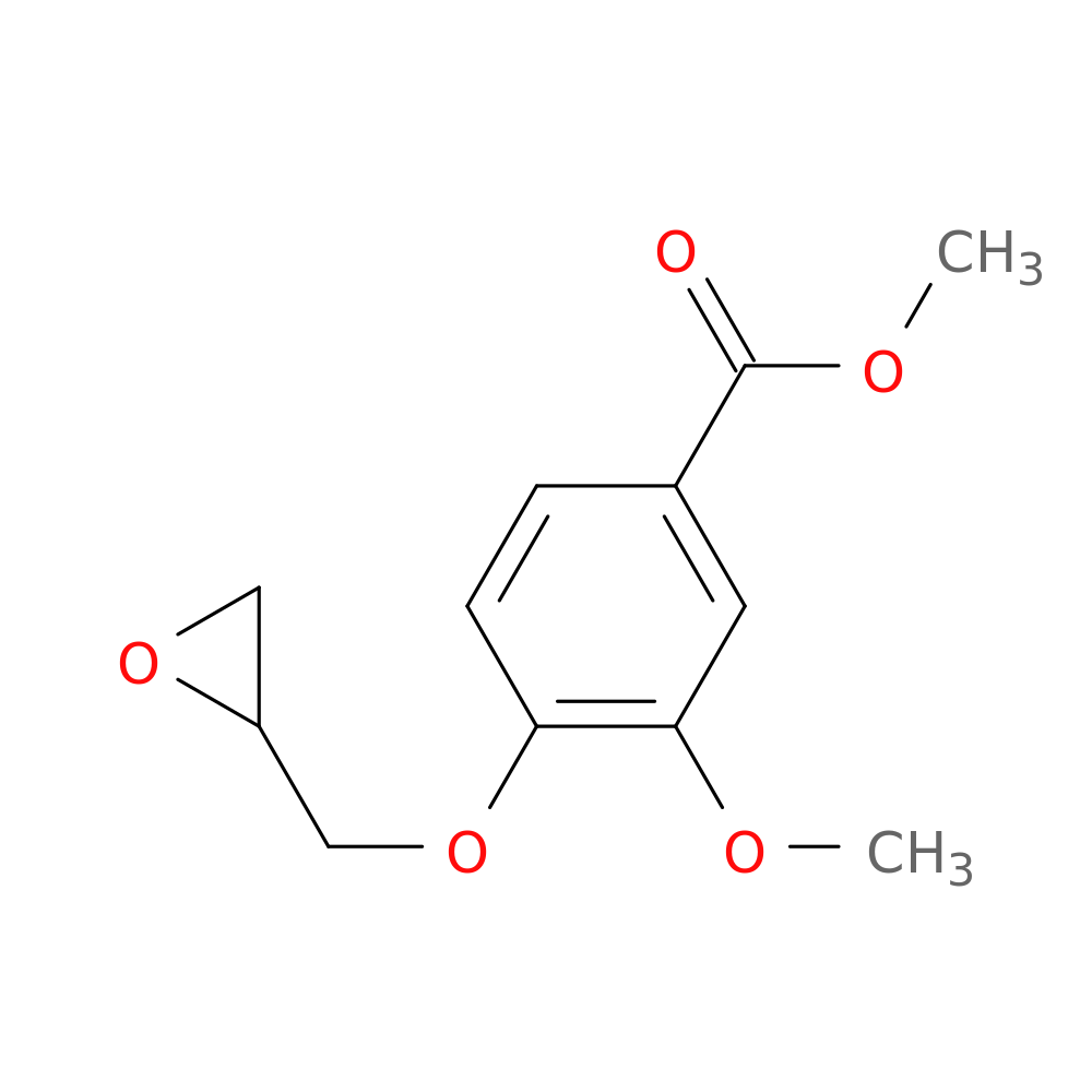methyl 3-methoxy-4-[(oxiran-2-yl)methoxy]benzoate