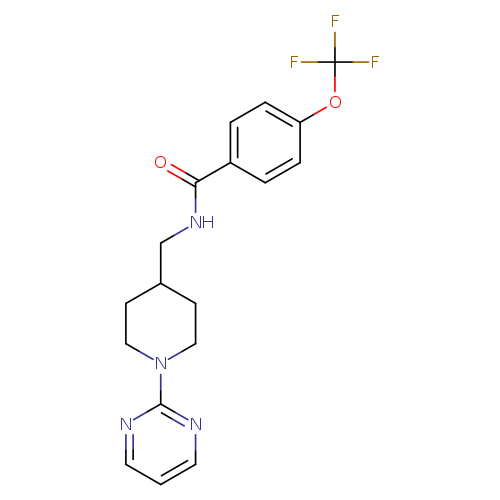 N-{[1-(pyrimidin-2-yl)piperidin-4-yl]methyl}-4-(trifluoromethoxy)benzamide