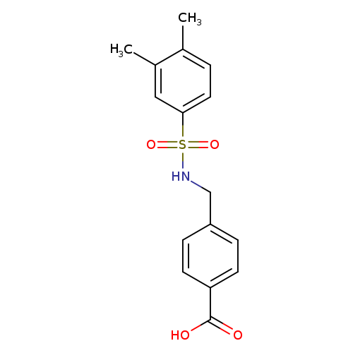 4-(3,4-dimethylbenzenesulfonamidomethyl)benzoic acid