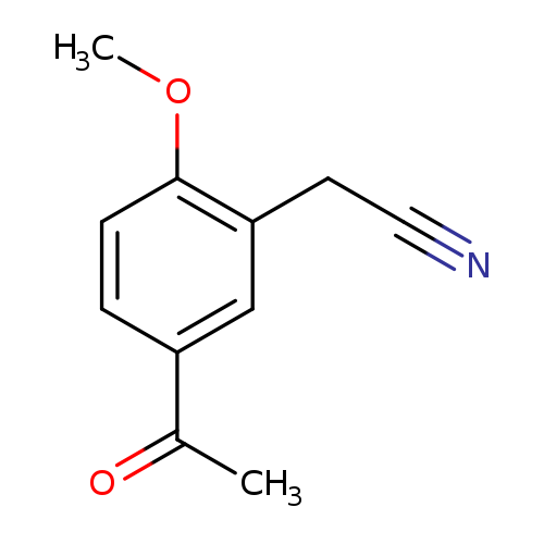 2-(5-acetyl-2-methoxyphenyl)acetonitrile