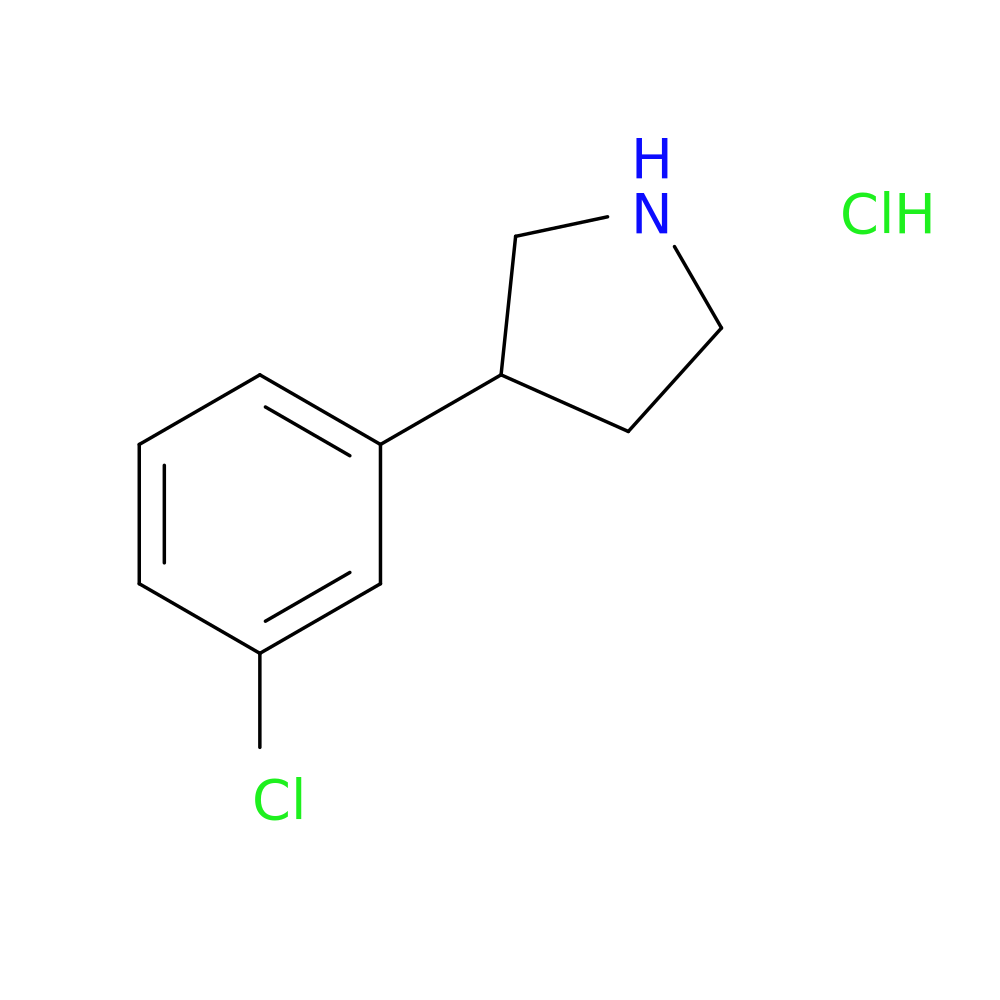 3-(3-Chlorophenyl)pyrrolidine hydrochloride
