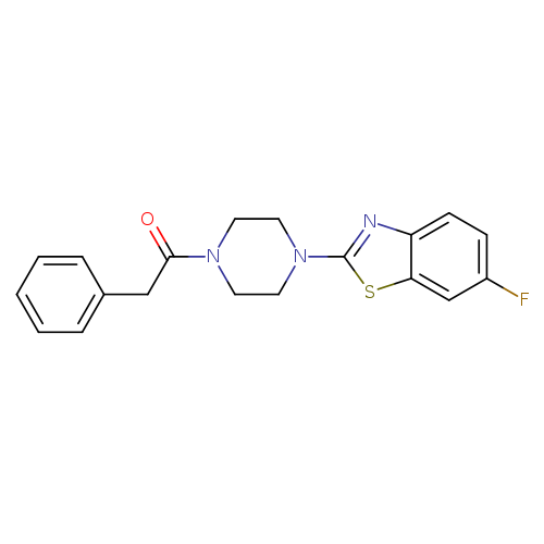 1-[4-(6-fluoro-1,3-benzothiazol-2-yl)piperazin-1-yl]-2-phenylethan-1-one